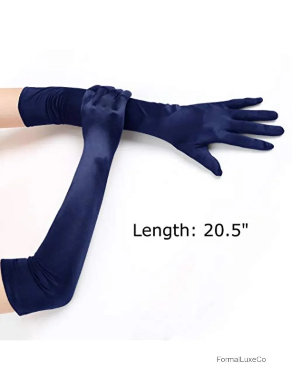 Women's Elbow Length Satin Gloves Formal Opera 1920s Vintage Party Accessory